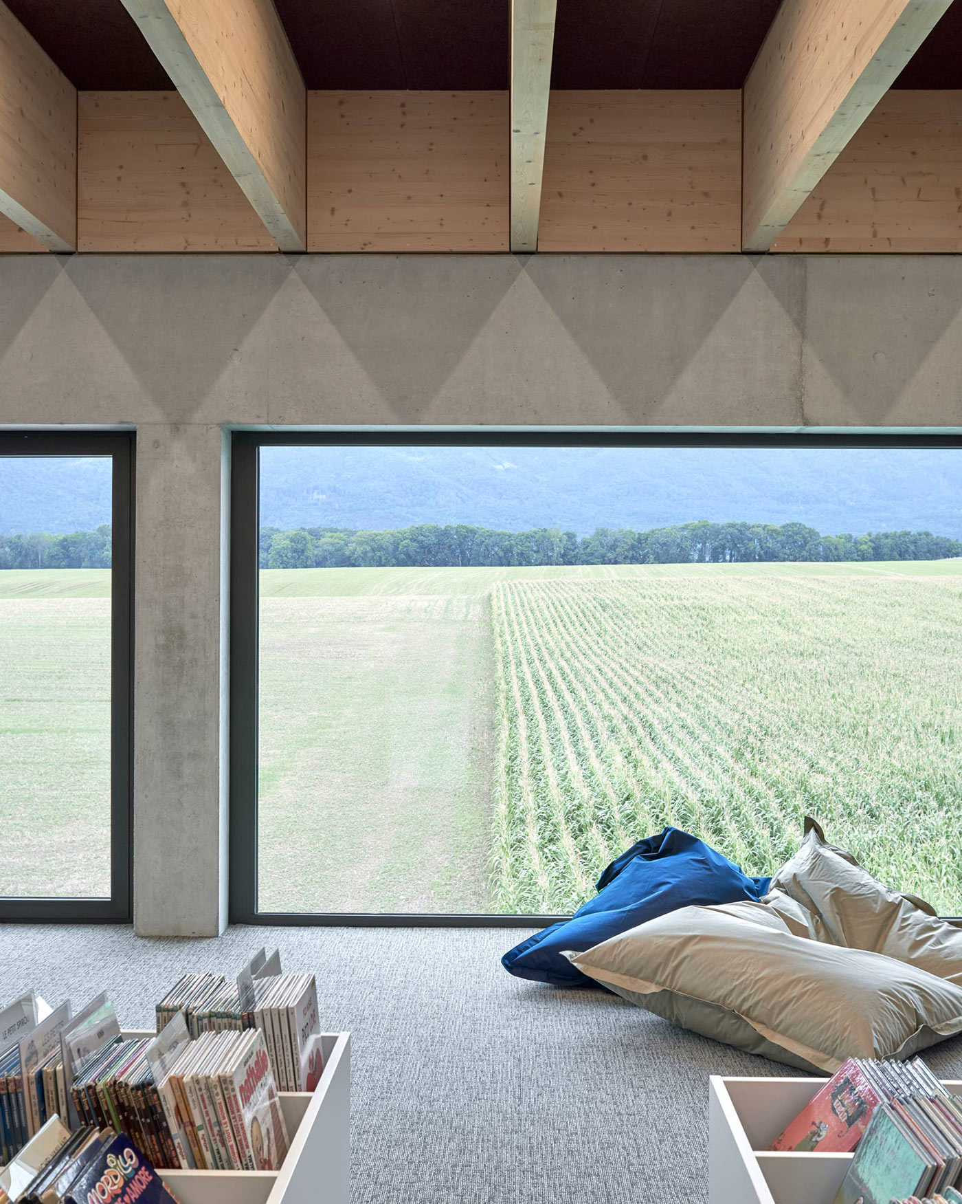 Crassier – Restaurant et bibliothèque/médiathèque scolair