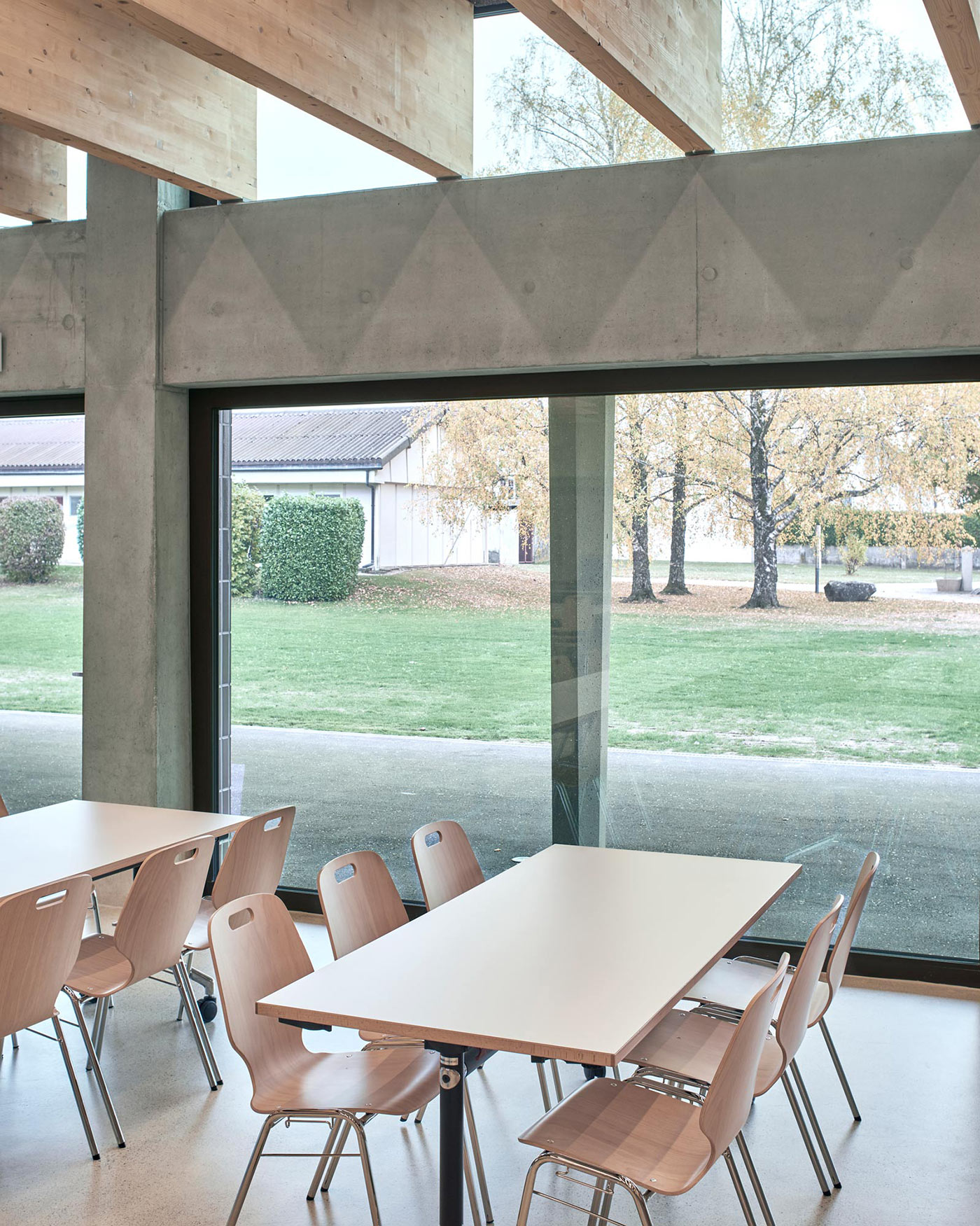 Crassier – Restaurant et bibliothèque/médiathèque scolair